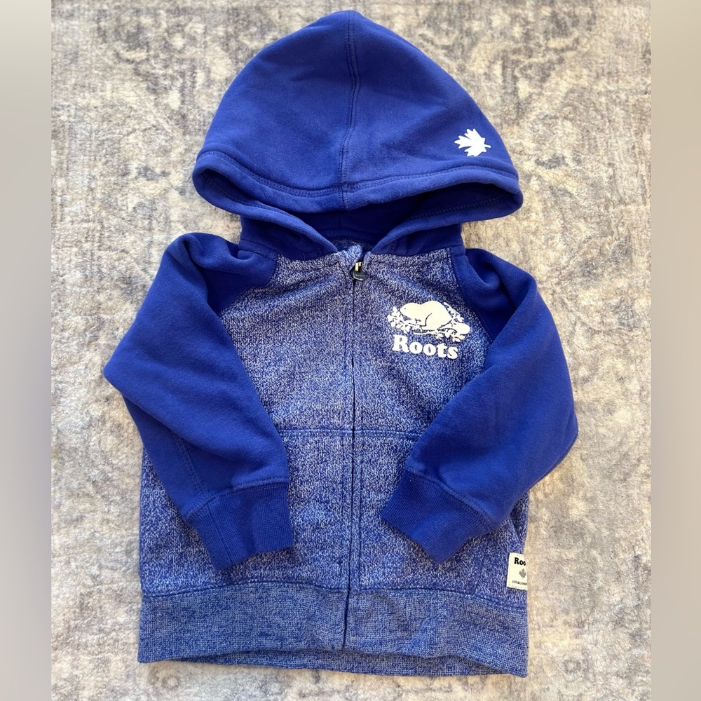 Roots baby zip up hoodie 12-18m